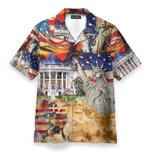 America Historical Proud 4Th July Independence Day Hawaiian Shirt