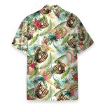 Baseball Tropical Men'S Button'S Up Shirts Hawaiian Shirt & Beach Shorts