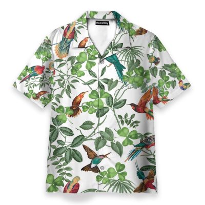 The Celtic Cross Harp Irish Shamrock Hawaiian Shirt & Beach Shorts