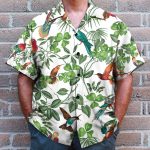 The Celtic Cross Harp Irish Shamrock Hawaiian Shirt & Beach Shorts