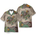 Turtle Mandala Men'S Button'S Up Shirts Hawaiian Shirt