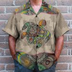 Turtle Mandala Men'S Button'S Up Shirts Hawaiian Shirt