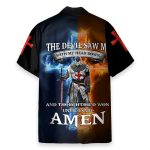 Knight Templar Men'S Button'S Up Shirts Hawaiian Shirt