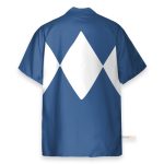 Mighty Morphin Power Blue Ranger Cosplay Costume Hawaiian Shirt