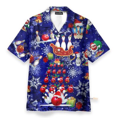 Bowling Merry Christmas Hawaiian Shirt