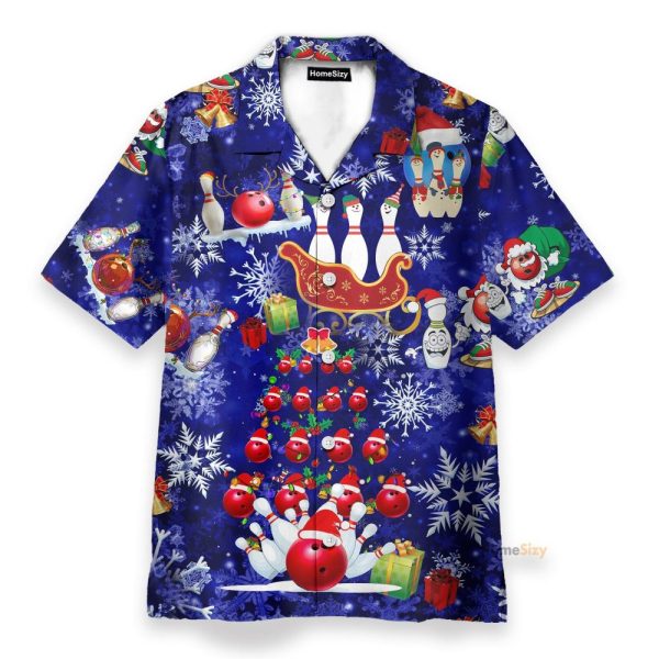 Bowling Merry Christmas Hawaiian Shirt