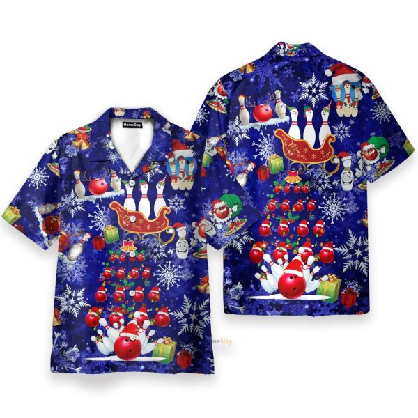 Bowling Merry Christmas Hawaiian Shirt
