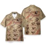 Baseball Pitching Grips Hawaiian Shirt