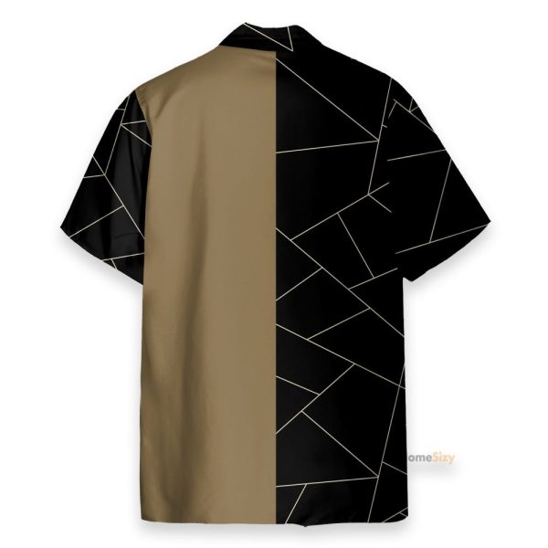 Golden Bitcoin Cryptocurrency Hawaiian Shirt & Beach Shorts