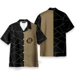 Golden Bitcoin Cryptocurrency Hawaiian Shirt & Beach Shorts