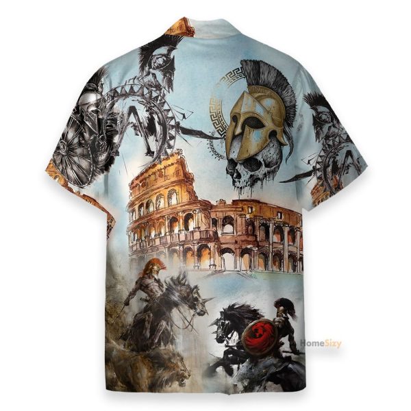Amazing Roman Empire Men'S Button'S Up Shirts Hawaiian Shirt