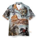Amazing Roman Empire Men'S Button'S Up Shirts Hawaiian Shirt
