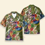 Colorful Soul Of Violin Hawaiian Shirt
