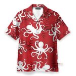 Amazing Octopus Funny Button'S Up Shirts Hawaiian Shirt & Beach Shorts