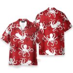 Amazing Octopus Funny Button'S Up Shirts Hawaiian Shirt & Beach Shorts
