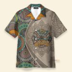 Firefighter Firre Dept Mandala Hawaiian Shirt
