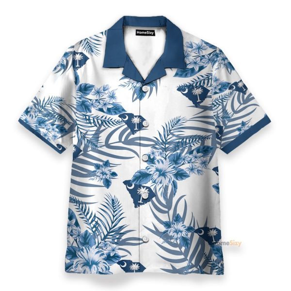 South Carolina Men'S Button'S Up Shirts Hawaiian Shirt & Beach Shorts