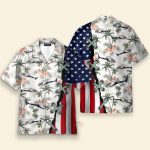 California Highway Patrol Airbus H125 Helicopter Hawaiian Shirt