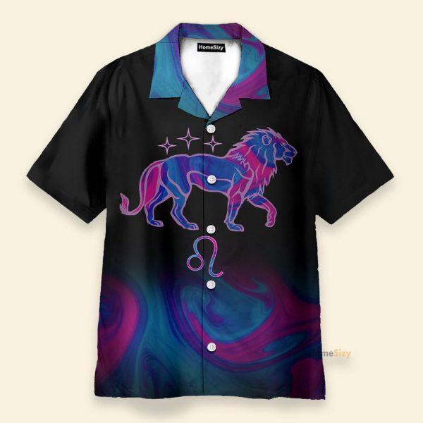 Amazing Leo Horoscope Funny Button'S Up Shirts Hawaiian Shirt