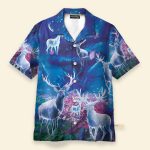 Amazing Magic Blue Light Men'S Button'S Up Shirts Hawaiian Shirt
