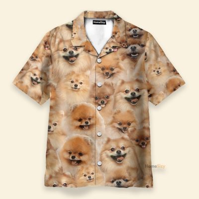 Pomeranian Funny Button'S Up Shirts Hawaiian Shirt
