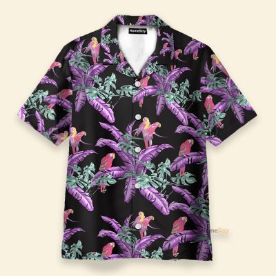 Tom Selleck Magnum Pi Movie Jungle Bird Black Cosplay Costume Hawaiian Shirt & Beach Shorts