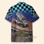 Dirt Track Racing Men'S Button'S Up Shirts Hawaiian Shirt
