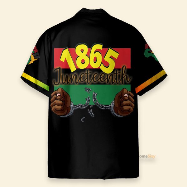 1865 Juneteenth Black Pride Hawaiian Shirt