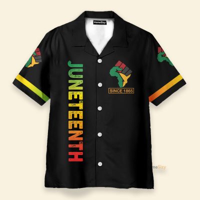 1865 Juneteenth Black Pride Hawaiian Shirt