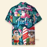 Christmas In July Funny Santa Claus Tropical Style Hawaiian Shirt