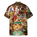Santa Summer Vacation Funny Button'S Up Shirts Hawaiian Shirt