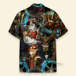 Private Cats Vintage Men'S Button'S Up Shirts Hawaiian Shirt