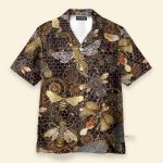 Steampunk Bee Men'S Button'S Up Shirts Hawaiian Shirt