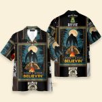 Bigfoot Hide And Seek Hawaiian Shirts