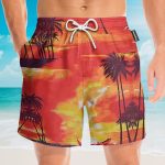 Max Cady Robert De Niro Cosplay Costumes Hawaiian Shirt & Beach Shorts