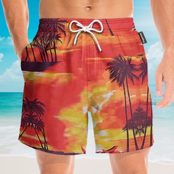 Max Cady Robert De Niro Cosplay Costumes Hawaiian Shirt & Beach Shorts