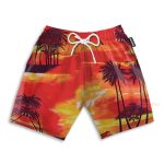 Max Cady Robert De Niro Cosplay Costumes Hawaiian Shirt & Beach Shorts