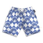Mighty Morphin Power Rangers Blue Ranger Cosplay Costume Hawaiian Shirt & Beach Shorts