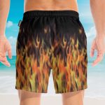 Hot Rod Flame Bowling Hawaiian Shirt & Beach Shorts