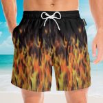Hot Rod Flame Bowling Hawaiian Shirt & Beach Shorts