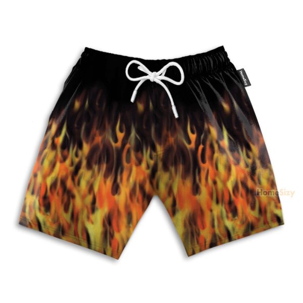 Hot Rod Flame Bowling Hawaiian Shirt & Beach Shorts