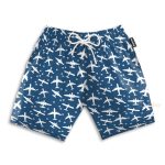 Blue And White Aeroplanes Hawaiian Shirt & Beach Shorts