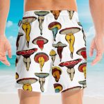 Sexy Mushroom Funny Button'S Up Shirts Hawaiian Shirt & Beach Shorts