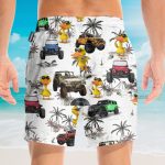 Ocean Jeep Car And Duck Hawaiian Shirt & Beach Shorts