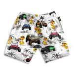 Ocean Jeep Car And Duck Hawaiian Shirt & Beach Shorts