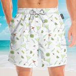Amazing Margarita Men'S Button'S Up Shirts Hawaiian Shirt & Beach Shorts