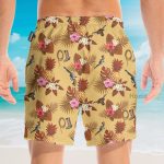 Cowboy Guns, Ropes, Boots Men'S Button'S Up Shirts Hawaiian Shirt & Beach Shorts