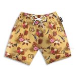 Cowboy Guns, Ropes, Boots Men'S Button'S Up Shirts Hawaiian Shirt & Beach Shorts