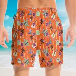 Tiki Tiki Turrtle And Ukulele Summer Hawaiian Shirt & Beach Shorts