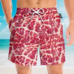 Raw Meat Funny Button'S Up Shirts Hawaiian Shirt & Beach Shorts Qt5052201